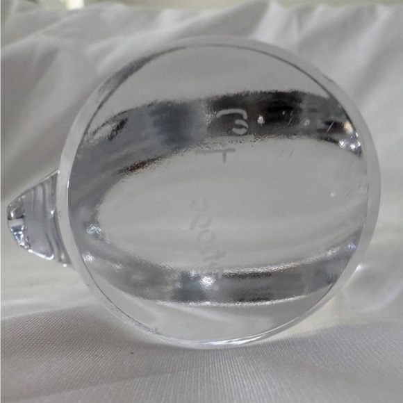 SIGNED SPODE HW CRYSTAL GLASS 3" BIRD HEAD FIGURINE PAPERWEIGHT - Picture 8 of 9